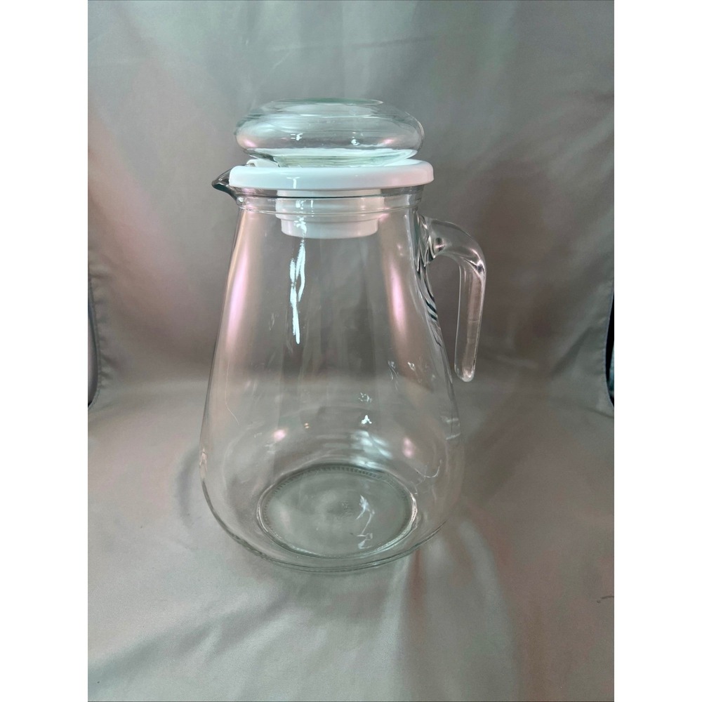 Bormioli Rocco Glass Pitcher Clear Excellent ( No Ice Insert) Made in Italy